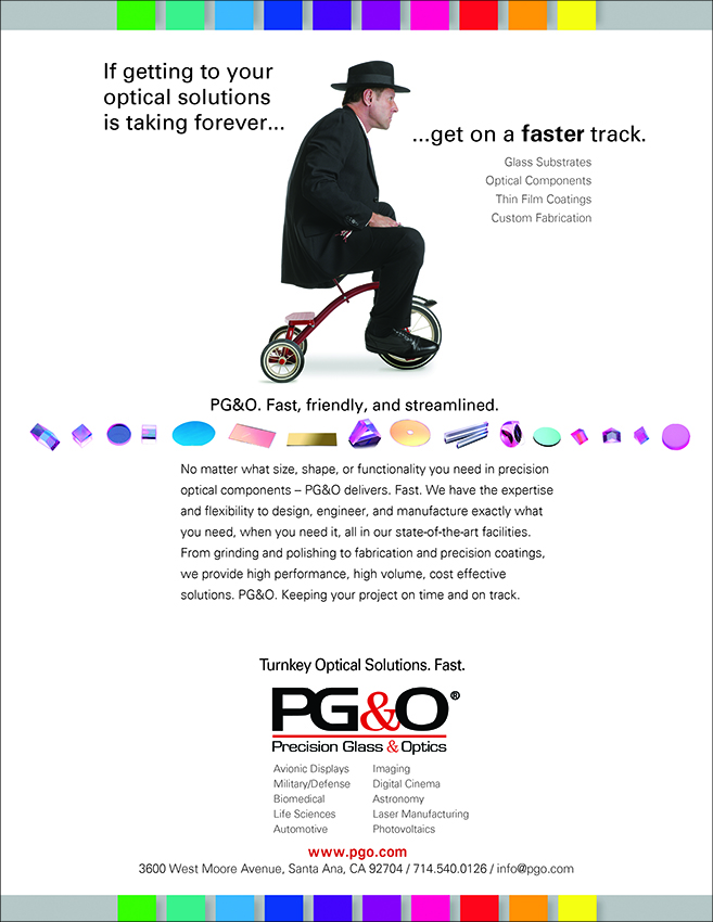 PG&O Fast Delivery of Optical Components