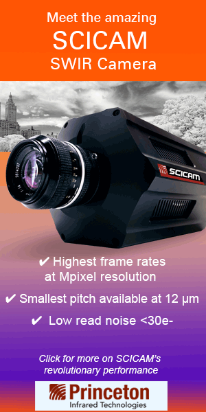 Princeton Infrared Develops High Frame Rate SciCam SWIR Camera